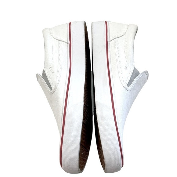 DC Women's Trase Slip On Skate Shoe Slip on in White Red Size 10.5 - Picture 7 of 9
